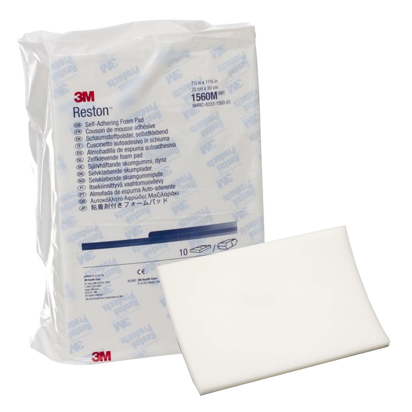 3M™ Reston™ Orthopedic Padding Adhesive 7.875 X 11.75 Inch Foam NonSterile (5788_CS)