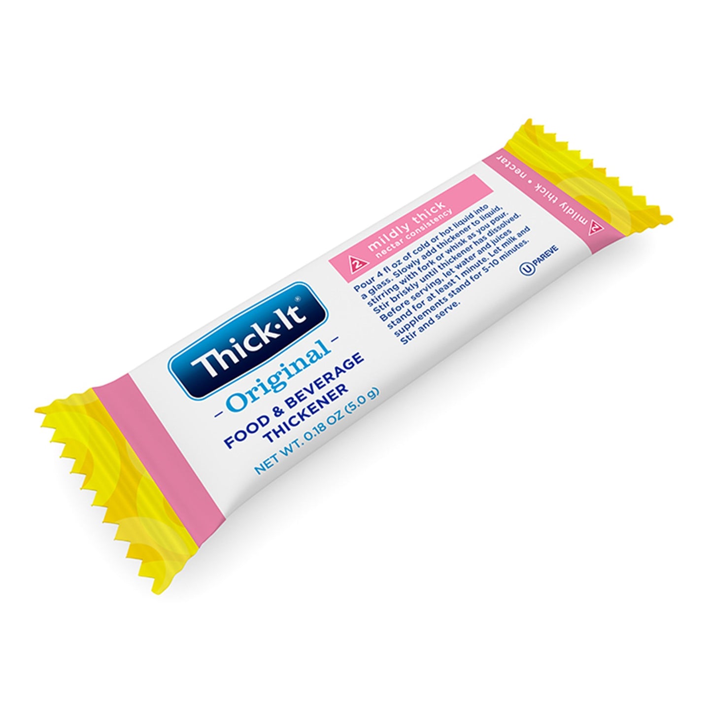 Thick-It® Original Food and Beverage Thickener 5 Gram Individual Packet Unflavored Powder IDDSI Level 2 Mildly Thick (1208996_BX)