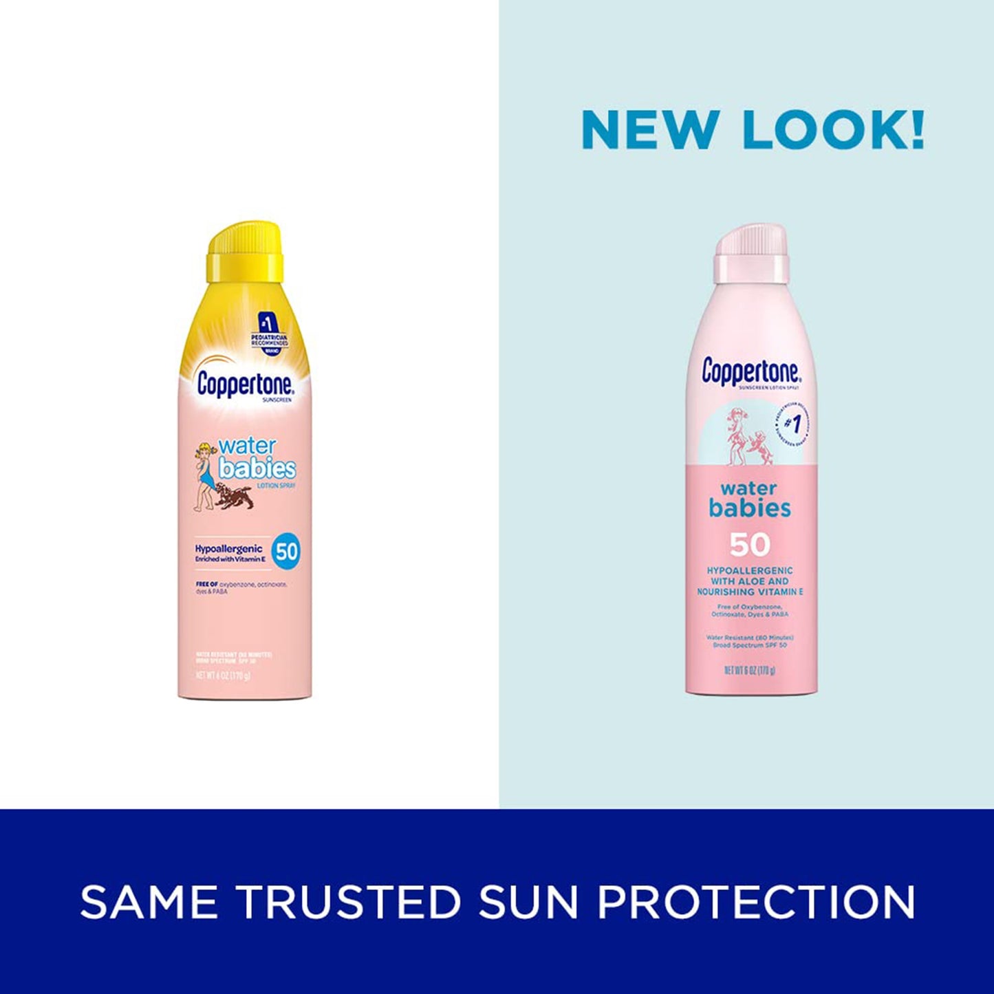 Coppertone® Water Babies Sunscreen SPF 50 Liquid 6 oz. Aerosol Can (1231876_EA)