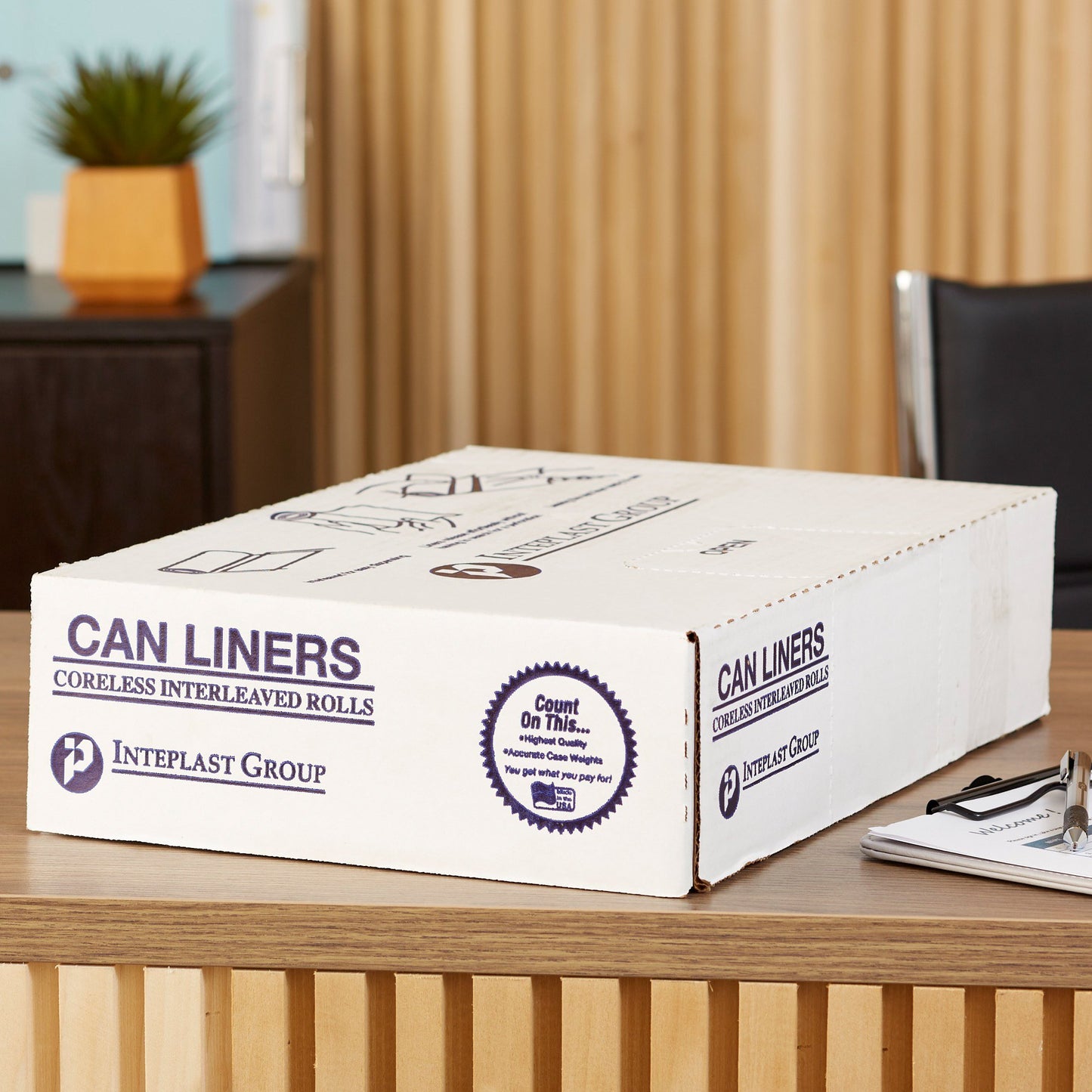 McKesson Trash Bag 45 gal. Gray LLDPE 1.1 mil 38 X 58 Inch Star Seal Bottom Coreless Roll (1137651_CS)