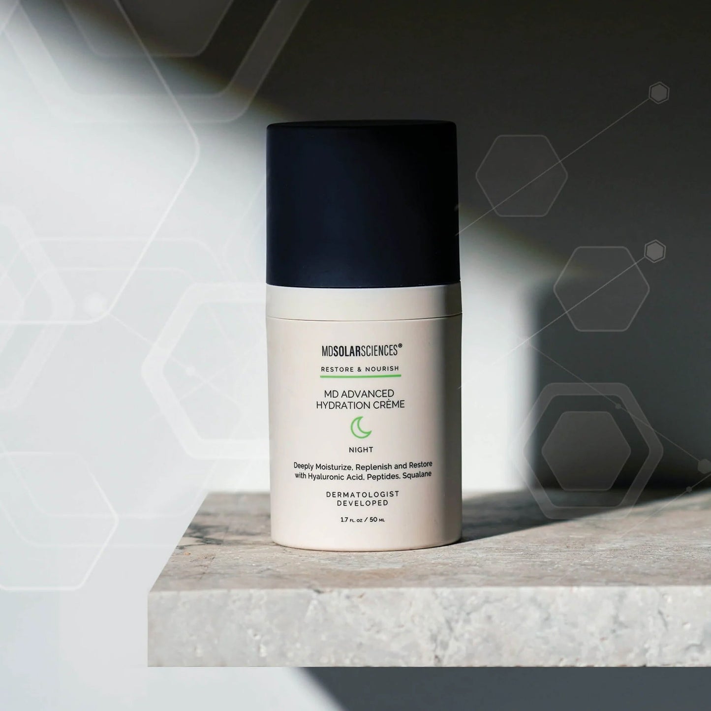 MD Advanced Hydration Crème Facial Moisturizer 1.7 oz. Bottle Unscented Cream (1241973_EA)