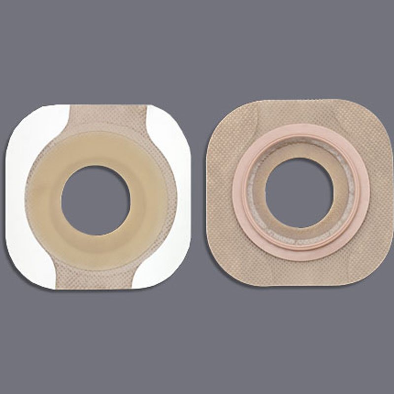 New Image™ FlexWear™ Ostomy Barrier Precut, Standard Wear Adhesive Tape 44 mm Flange Green Code System Hydrocolloid 5/8 Inch Opening (505925_BX)