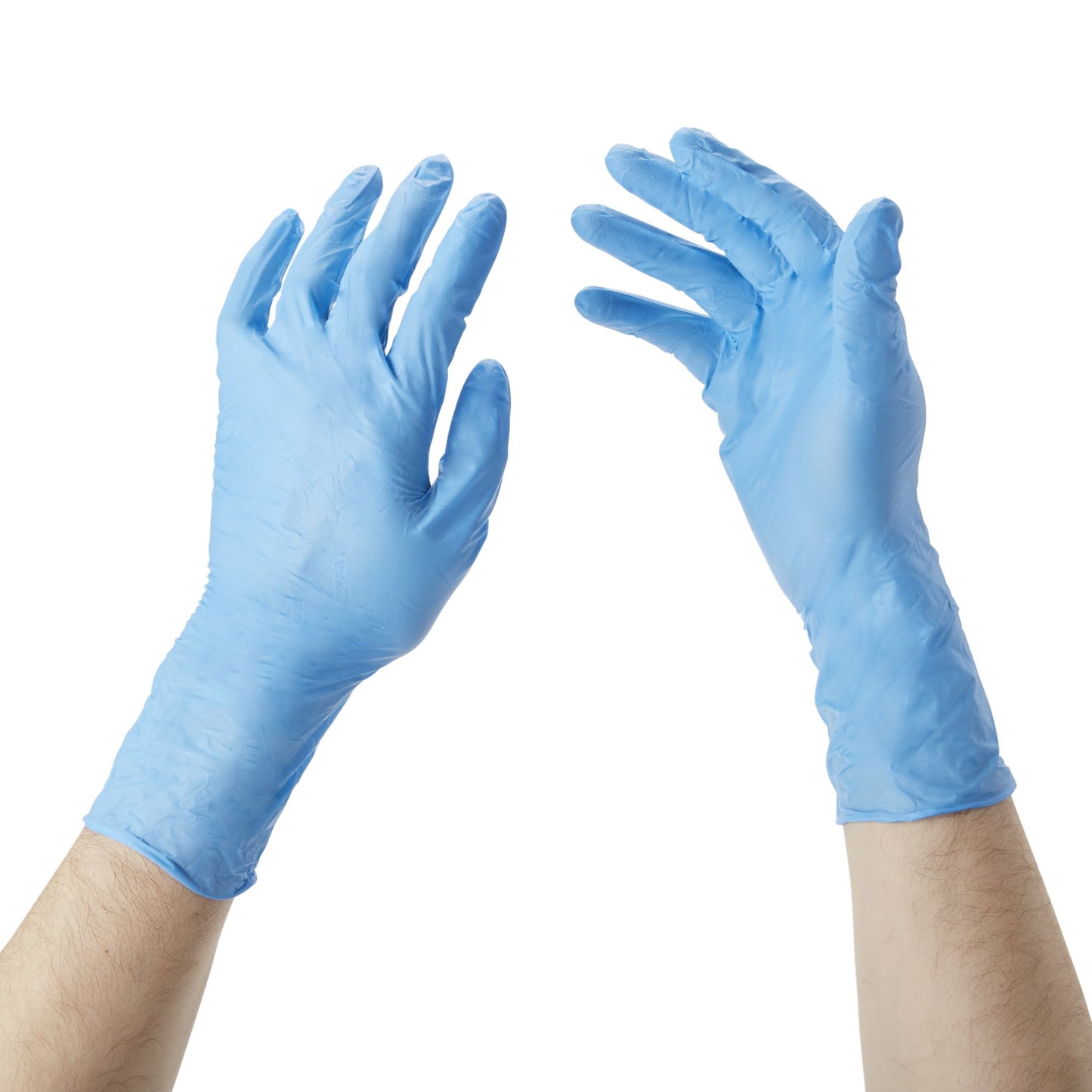 McKesson Confiderm® 6.5CX Exam Glove Small NonSterile Nitrile Extended Cuff Length Textured Fingertips Blue Chemo Tested (921606_BX)