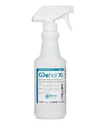 CiDehol® 70 Surface Disinfectant Cleaner Alcohol Based Trigger Spray Liquid 16 oz. Bottle Alcohol Scent NonSterile (1136493_CS)