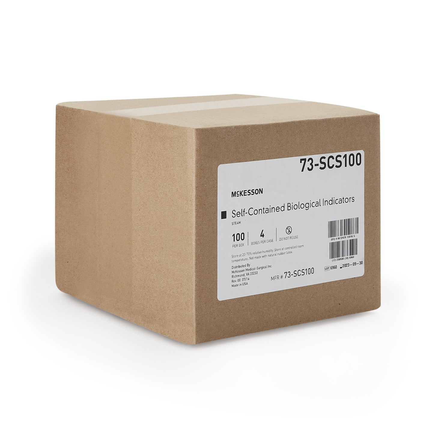 McKesson Sterilization Biological Indicator Vial Steam (524878_CS)