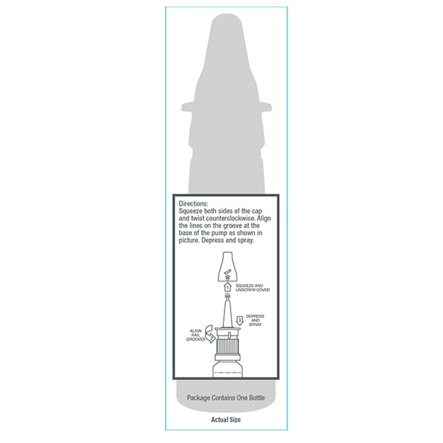 Major Pharmaceuticals Sinus Relief 0.05% Strength Nasal Spray 30 mL (1260332_EA)