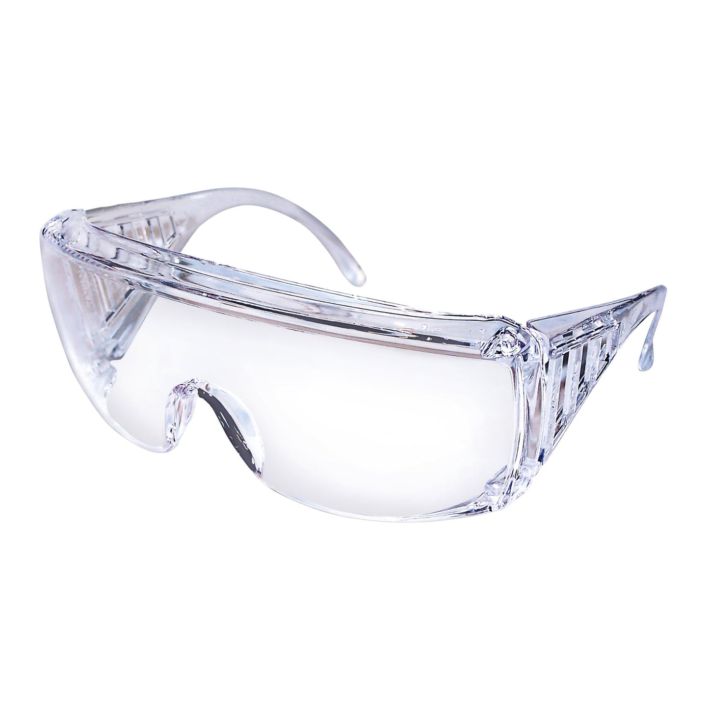 Yukon® Safety Glasses Wraparound Clear Tint Polycarbonate Lens Clear Frame Over Ear One Size Fits Most (1115062_CS)