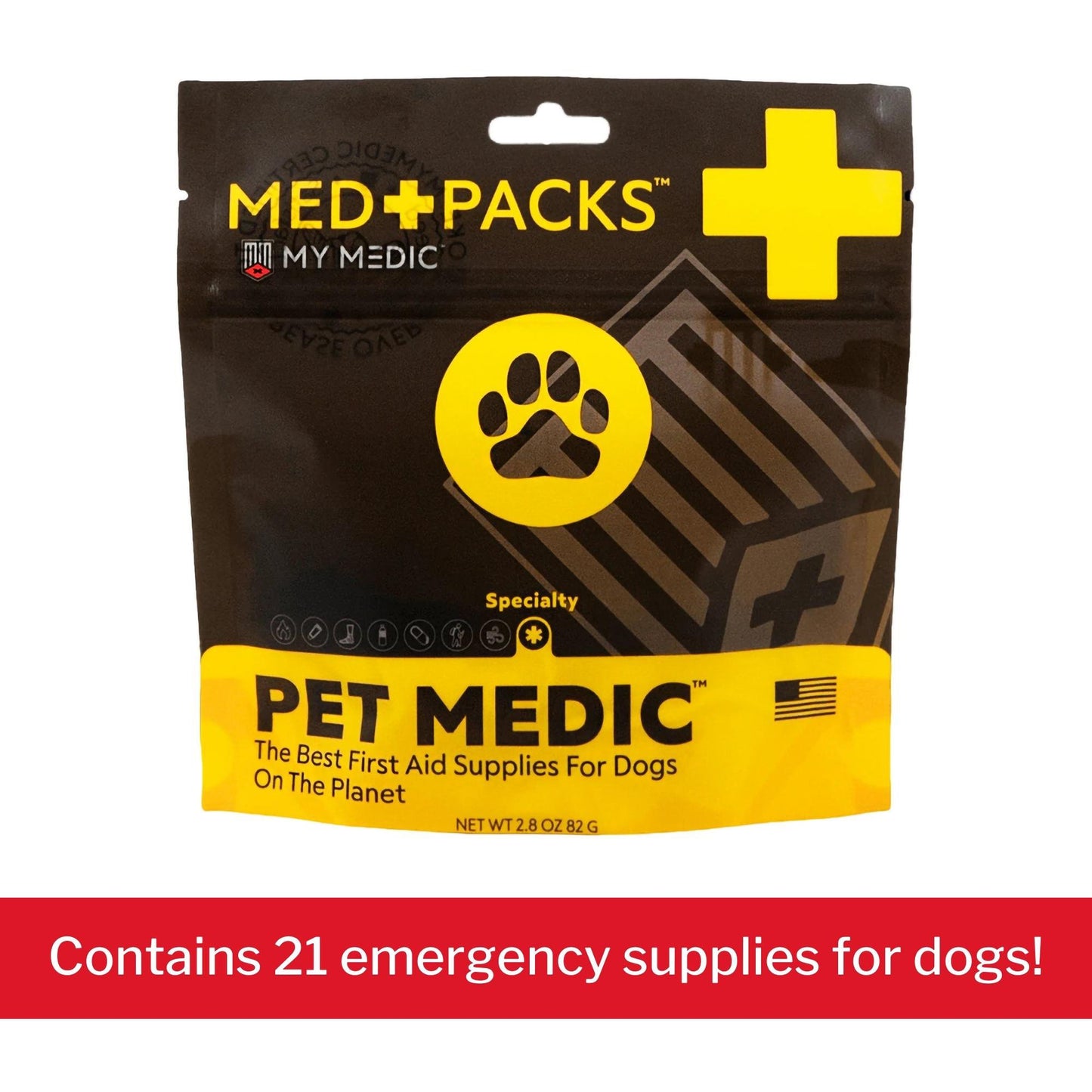 My Medic™ MED PACKS Pet Medic Pet First Aid Kit Plastic Pouch (1207735_EA)