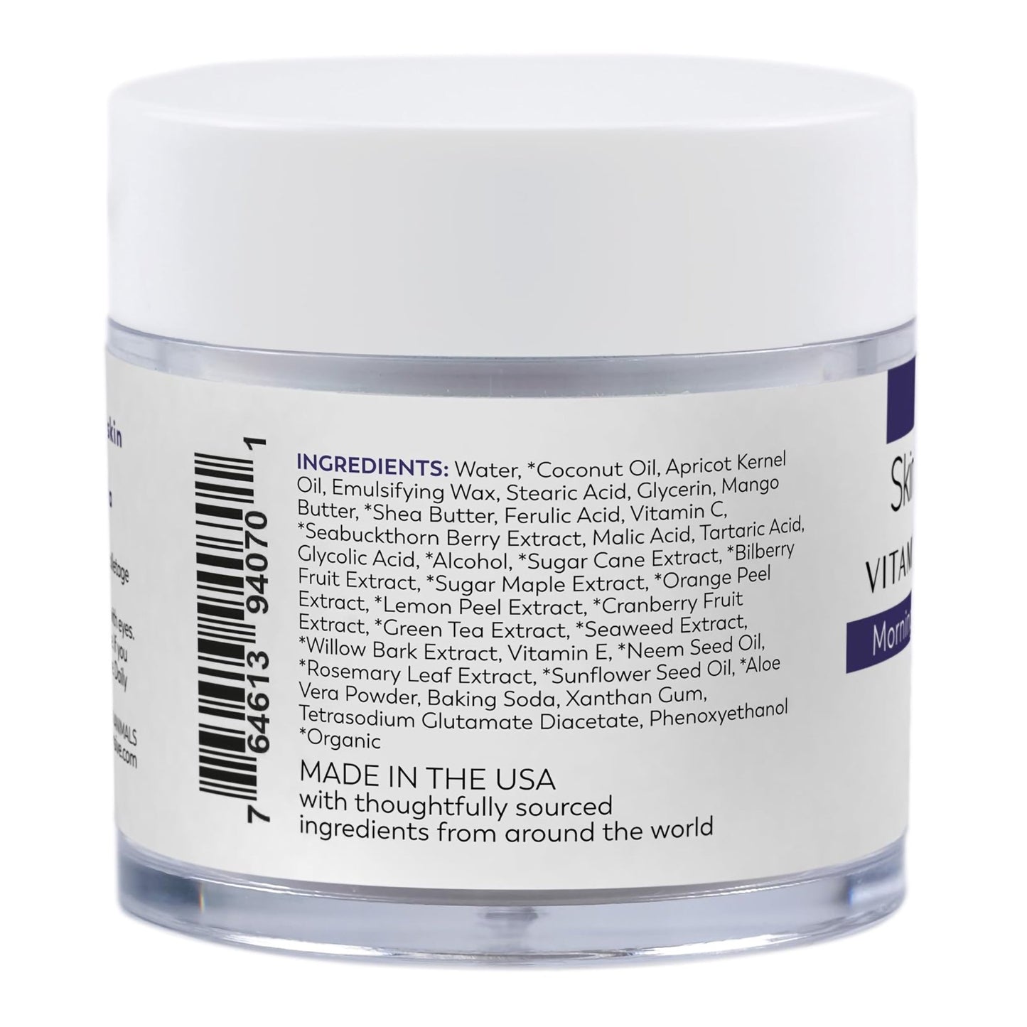 Skintensive® Vitamin C + AHA Morning Ritual Cream Facial Moisturizer 1.6 oz. Jar Unscented Cream (1267987_EA)