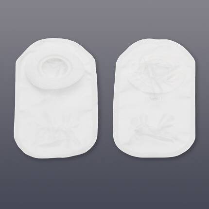 Pouchkins™ Premie Ostomy Pouch One-Piece System 6 Inch Length Flat, Trim To Fit Up to 5/8 Inch Stoma Closed End (341445_BX)