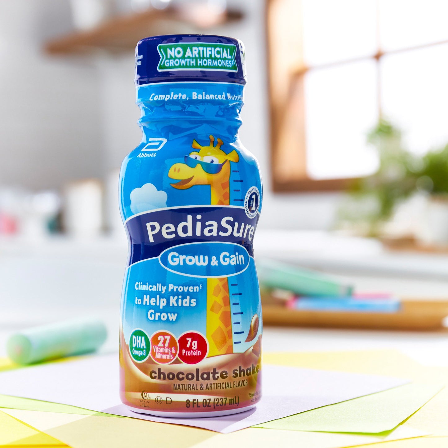 PediaSure® Grow & Gain Shake Pediatric Oral Supplement Chocolate Flavor 8 oz. Bottle Liquid Calories (649265_EA)
