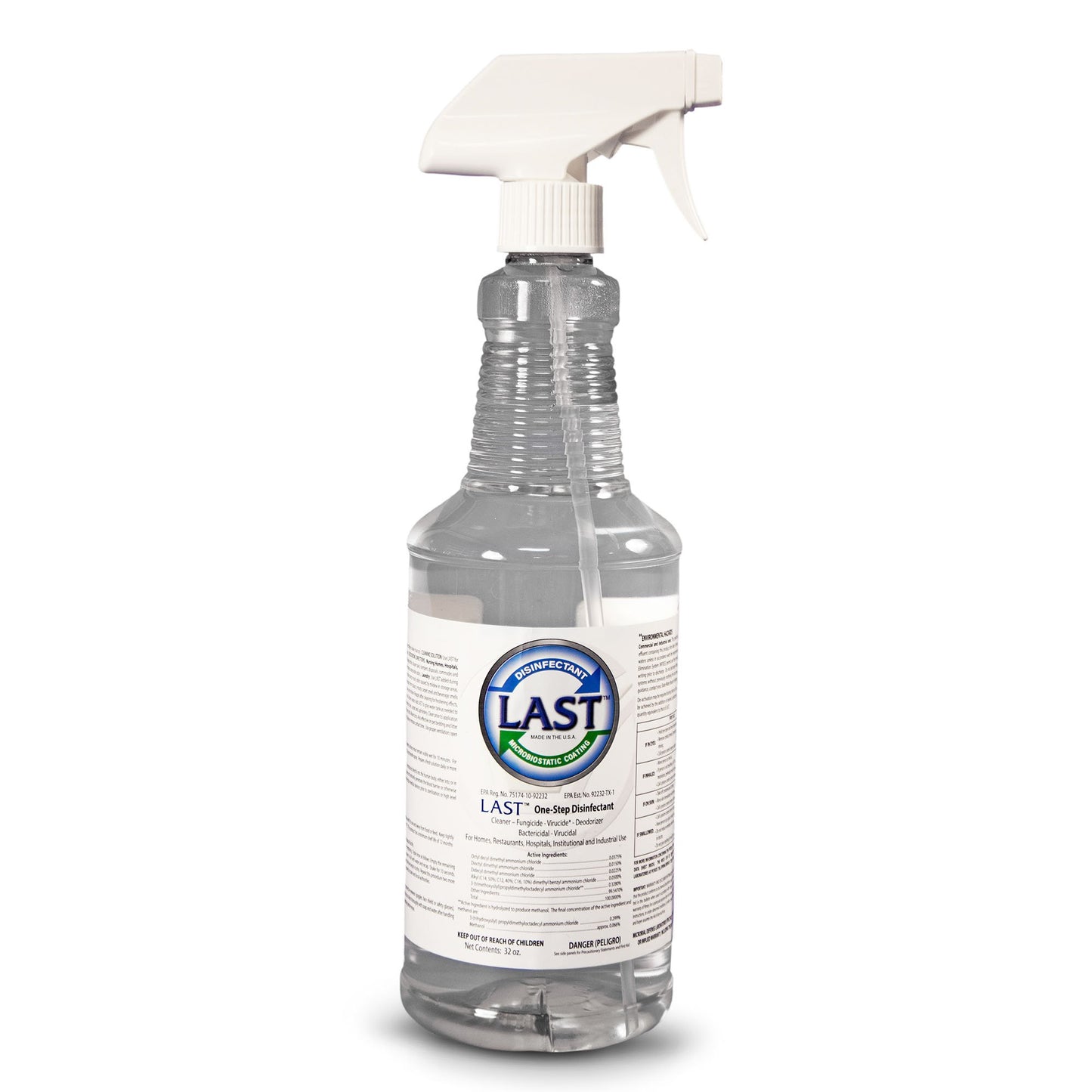 Last™ Microbiostatic Surface Disinfectant Cleaner Bactericidal Trigger Spray Liquid 32 oz. Bottle Scented NonSterile (1195278_EA)