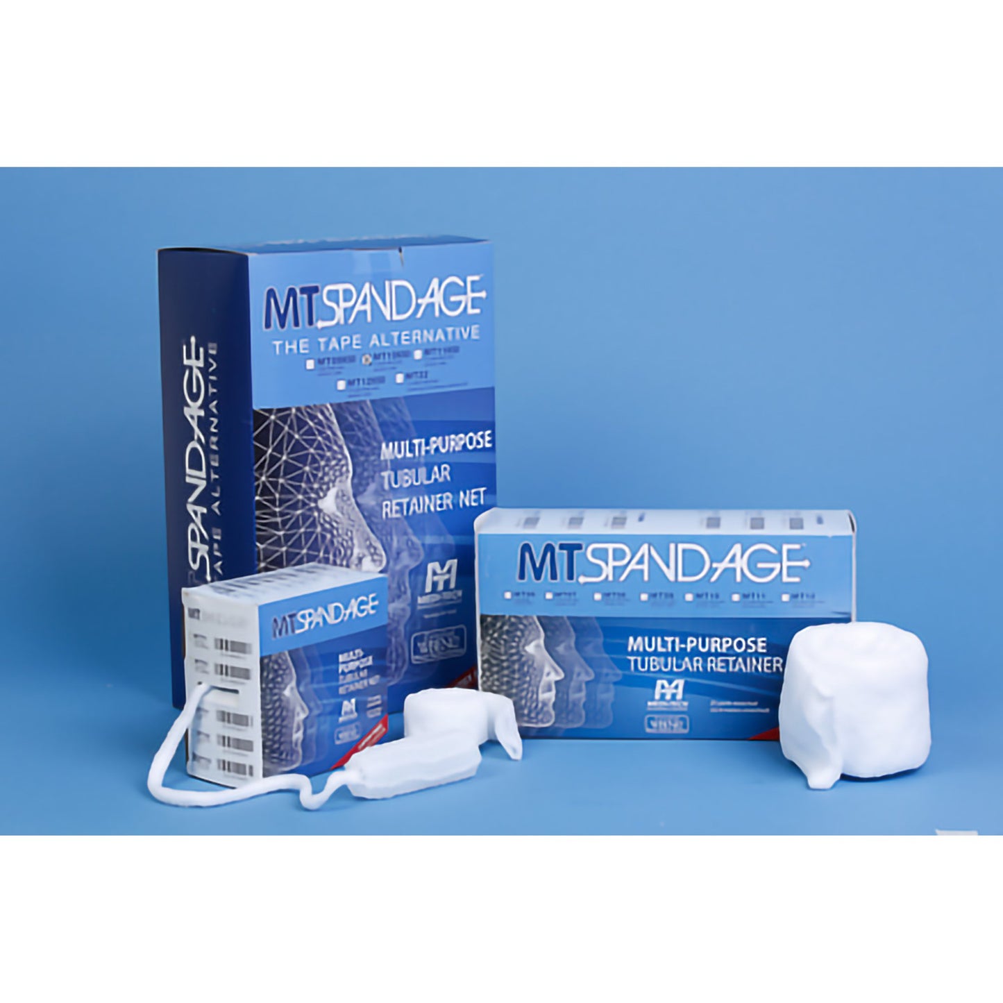 MT Spandage™ Elastic Net Retainer Dressing Tubular Elastic 25 Yard Size 4 White Large Hand / Arm / Leg / Foot NonSterile (414145_EA)