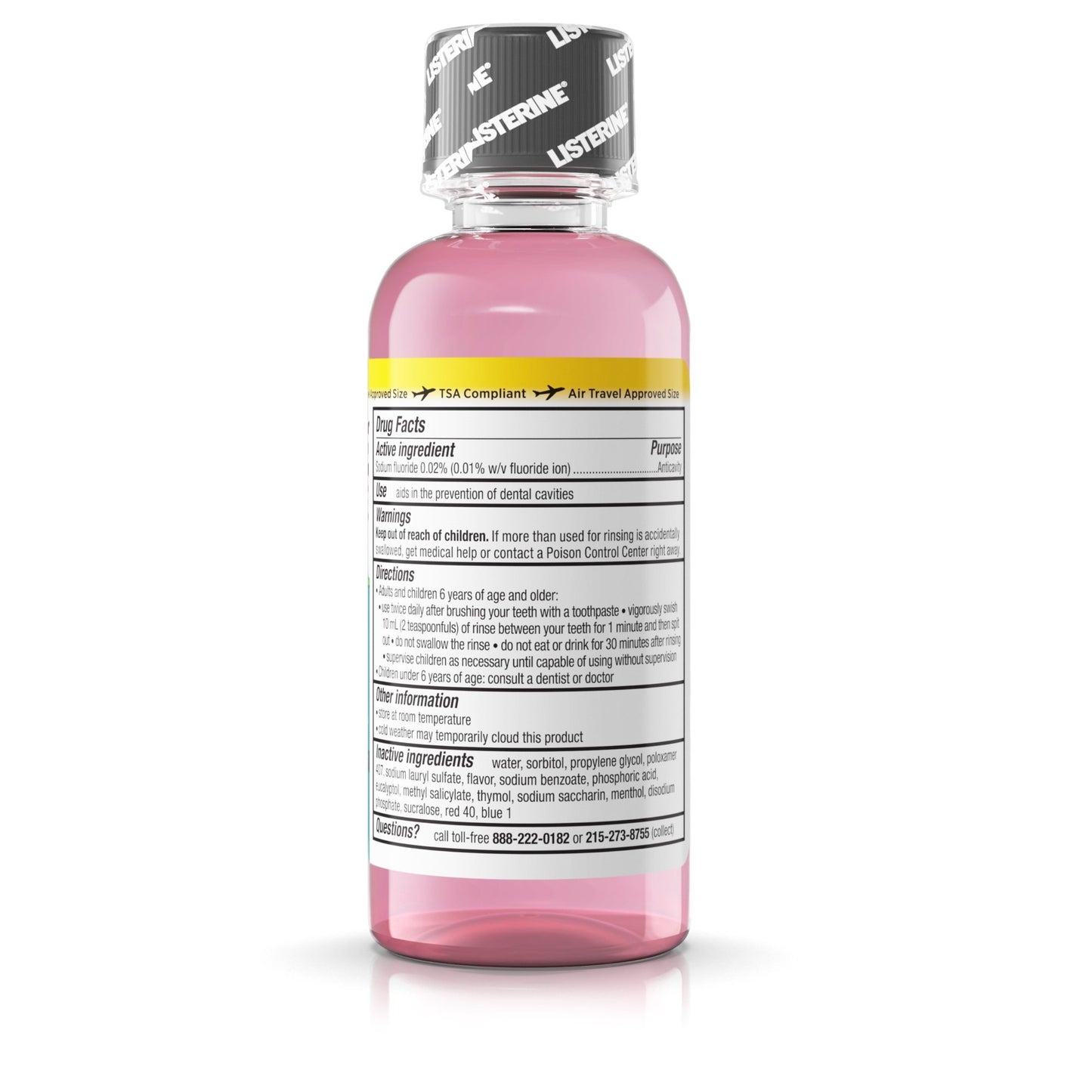 Listerine® Total Care Zero® Mouthwash 3.2 oz. Fresh Mint Flavor (831832_EA)