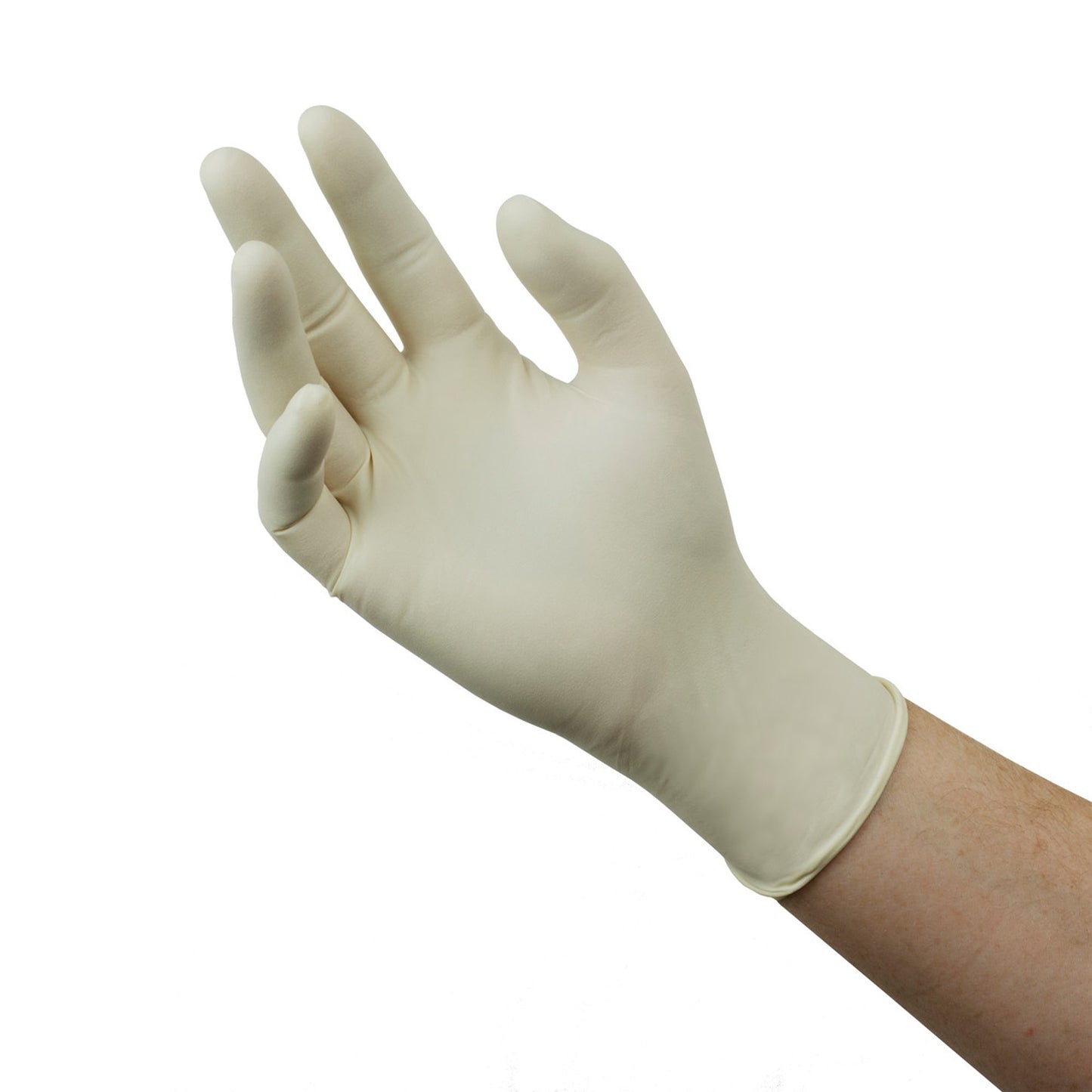 Diamond Grip Plus™ Exam Glove Small NonSterile Latex Standard Cuff Length Fully Textured White Not Rated (365973_BX)