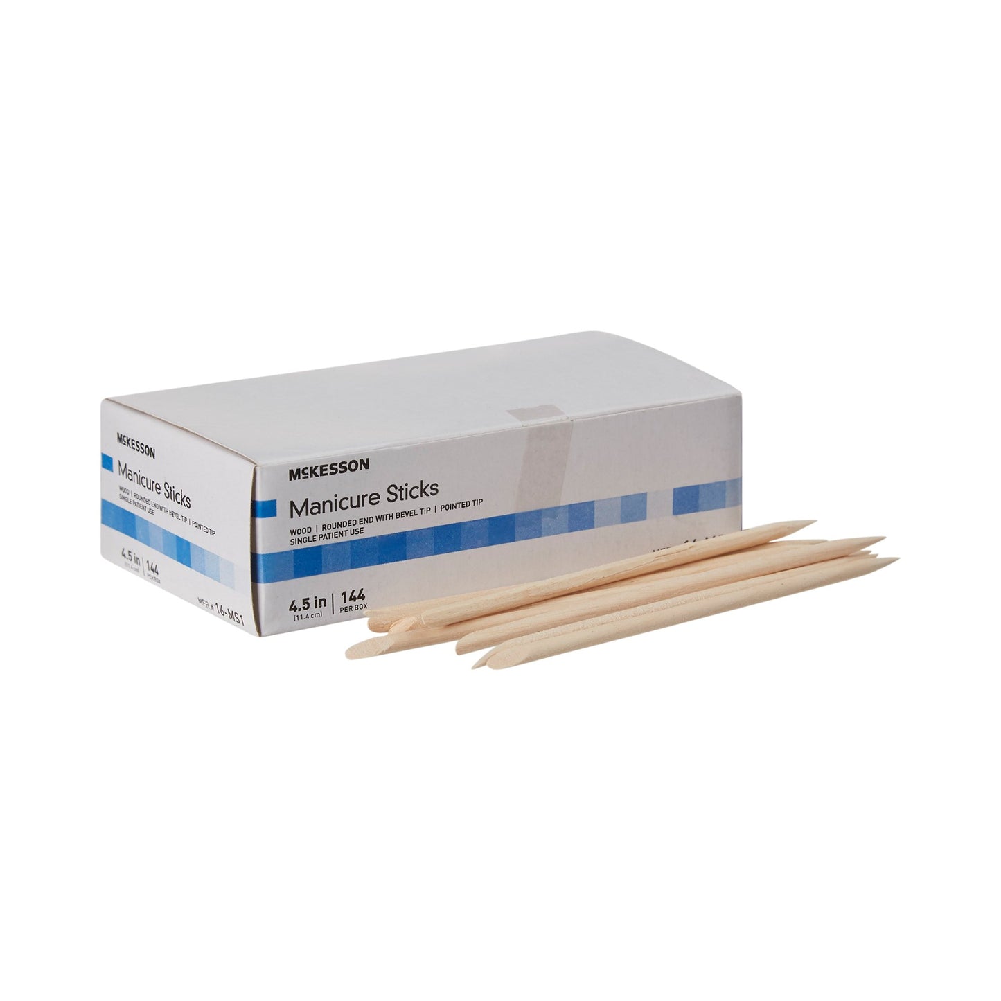 McKesson Manicure Stick 4.5 Inch 100% White Birch (472582_BX)