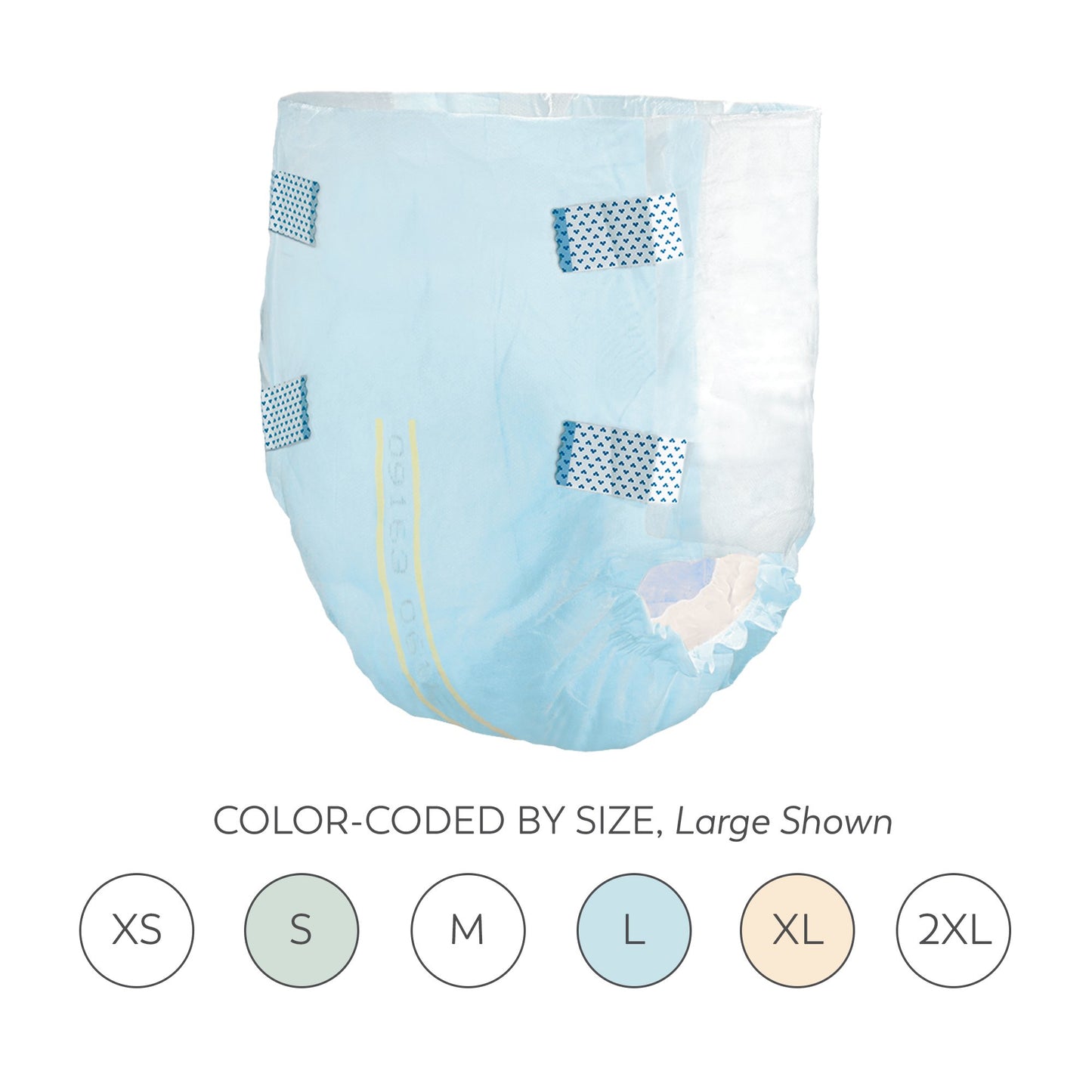 Tranquility® Essential Unisex Youth Incontinence Brief X-Small Disposable Heavy Absorbency (1188952_BG)