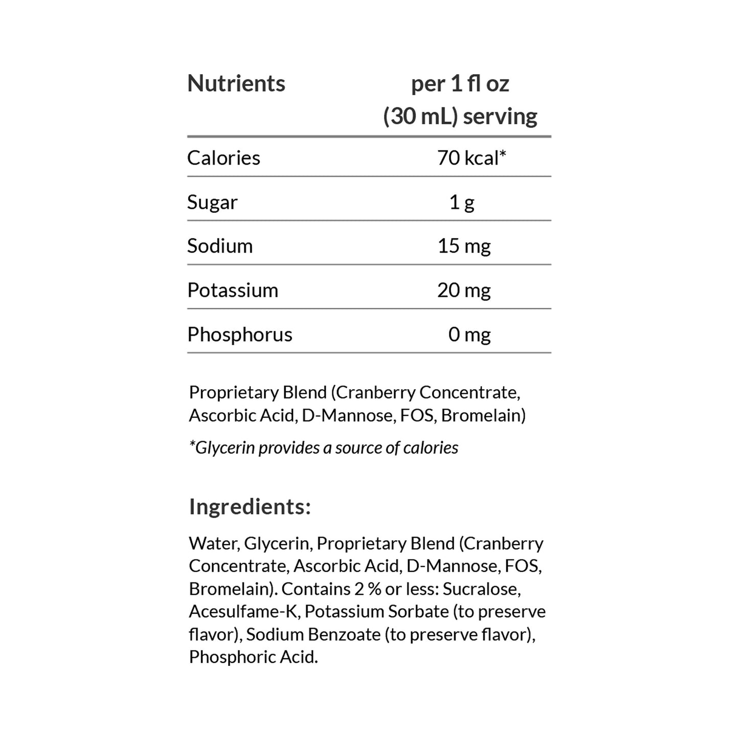 UTI-Stat® Oral Supplement Cranberry Flavor Liquid 1 oz. Individual Packet (860996_CS)
