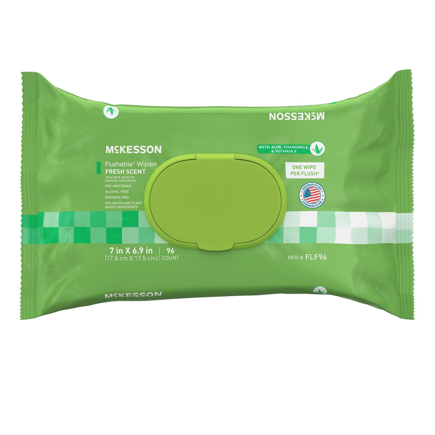 McKesson Flushable Personal Wipe Soft Pack Scented 96 Count (1241752_CS)