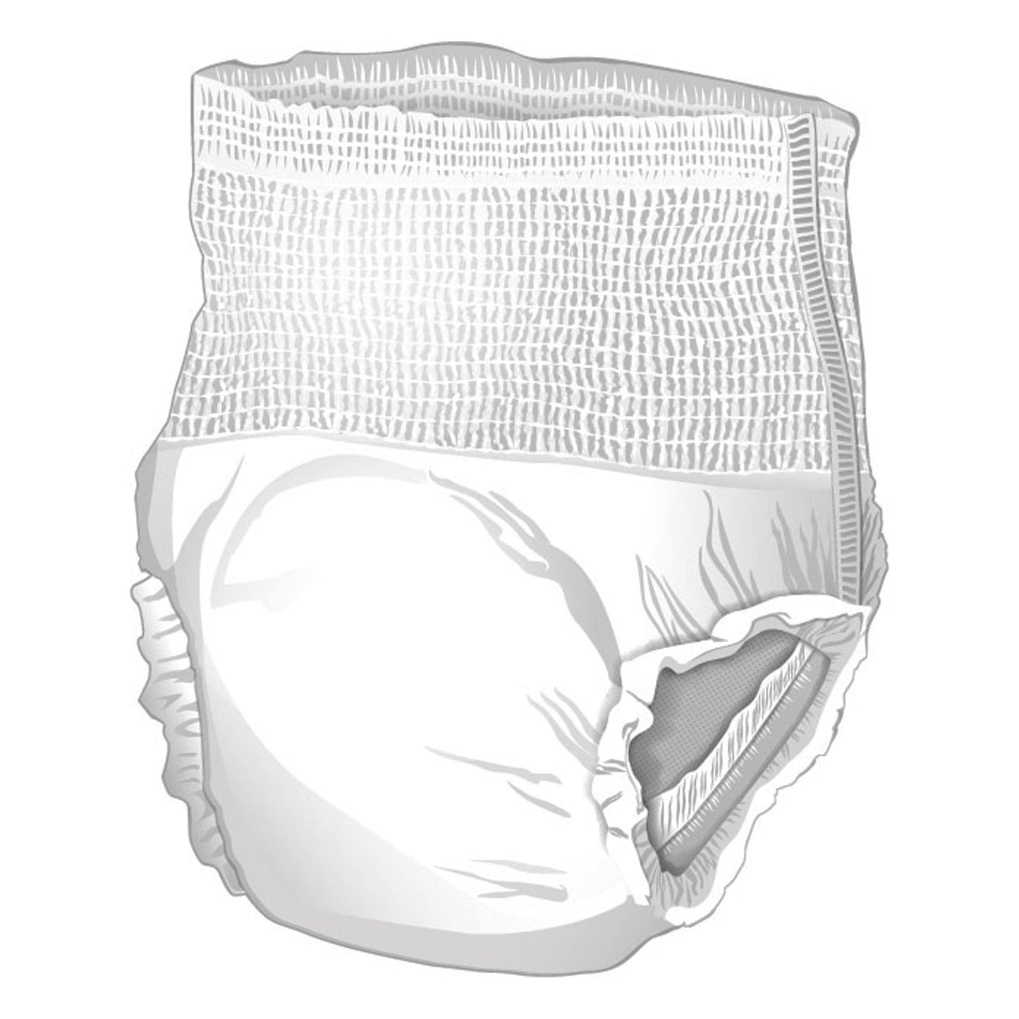 McKesson Ultra Unisex Adult Absorbent Underwear Pull On with Tear Away Seams Small Disposable Heavy Absorbency (884175_BG)