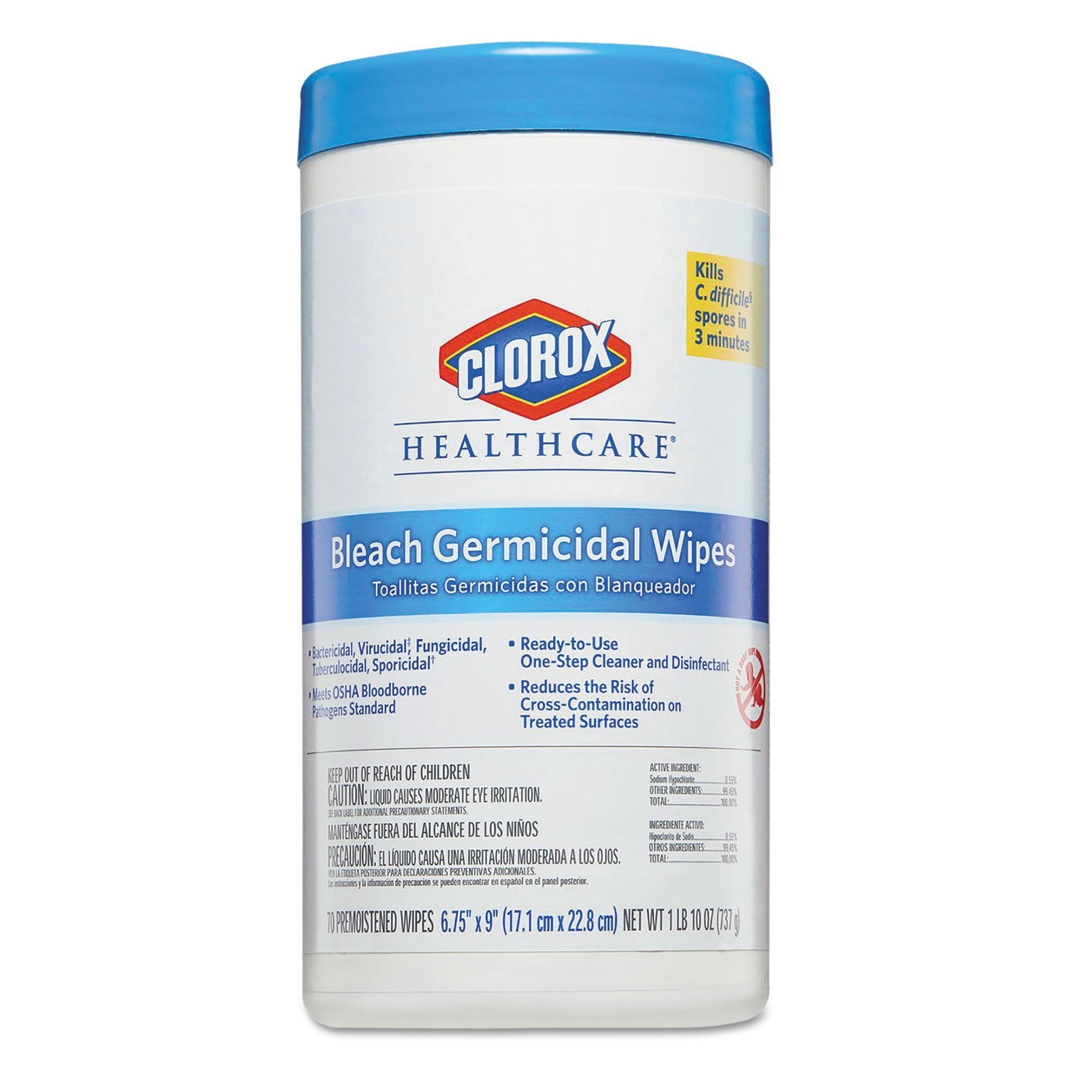 clorox-r-bleach-germicidal-wipes-6-3-4-x-9-unscented-70-canister-cox35309_1