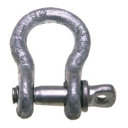 Cooper Hand Tools 419-S Series Anchor Shackles, 1 in Bail Size, 8-1/2 Ton, Screw Pin Shackle (193-5411605)