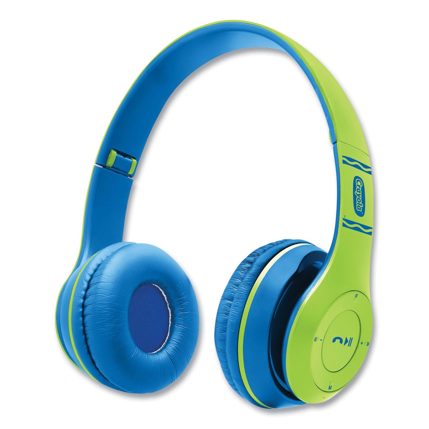 Crayola Boost Active Wireless Headphones, Green/Blue (MIGCHPBT348GRN)