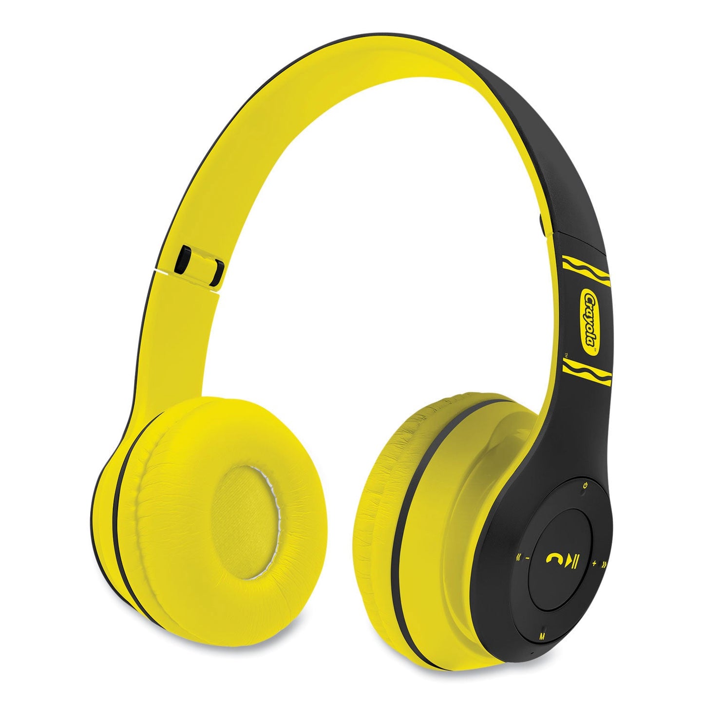Crayola Boost Active Wireless Headphones, Black/Yellow (MIGCHPBT348K)