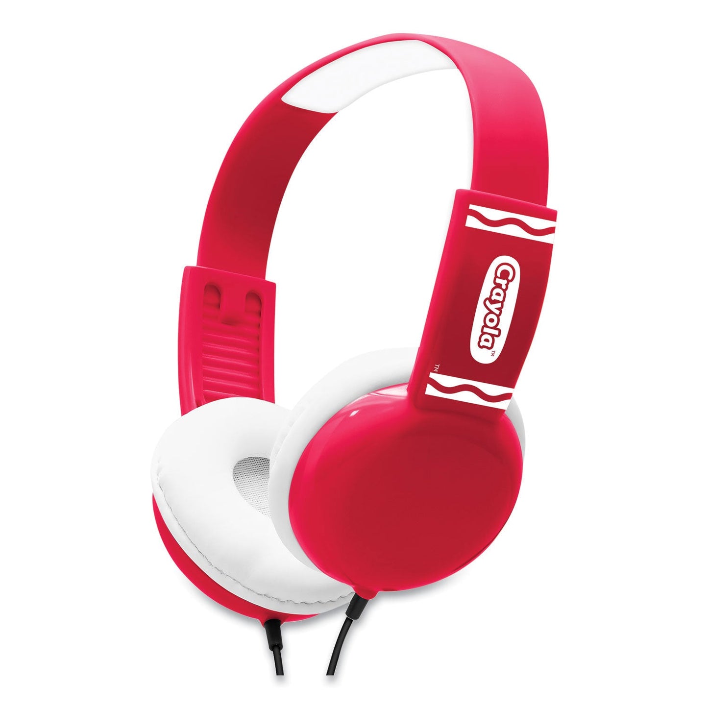 Crayola Cheer Wired Headphones, Red/White (MIGCHPM510R)
