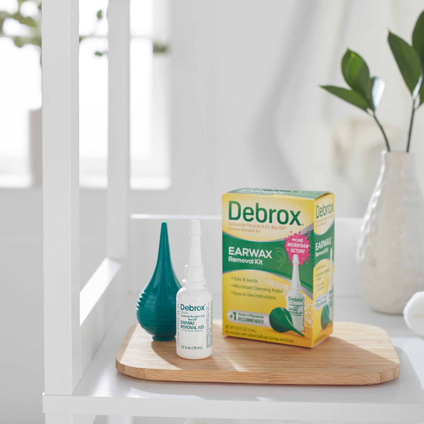 Debrox® Ear Wax Remover 0.5 oz. Otic Drops 6.5% Strength Carbamide Peroxide (835407_EA)