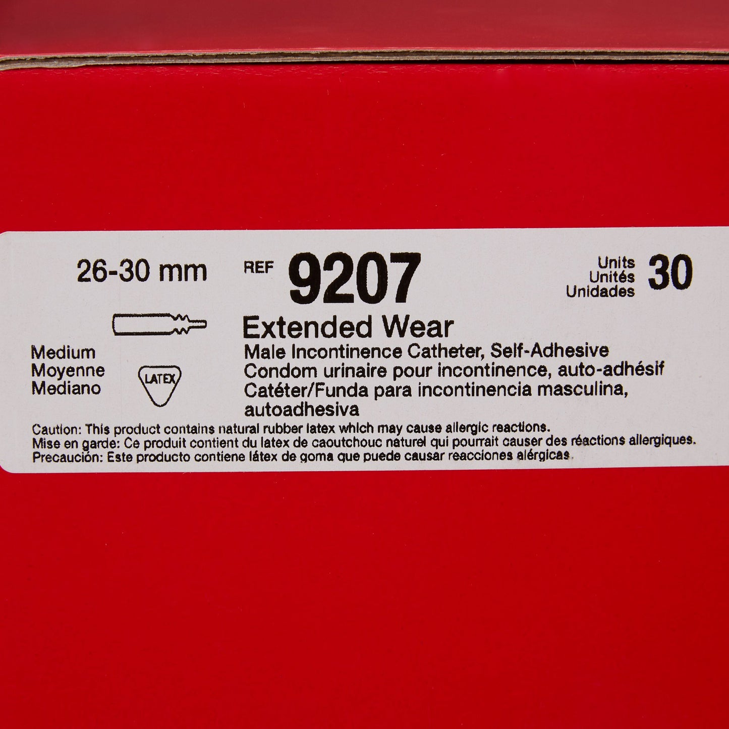 Extended™ Male External Catheter Self-Adhesive Seal Acrylic Medium (704834_BX)