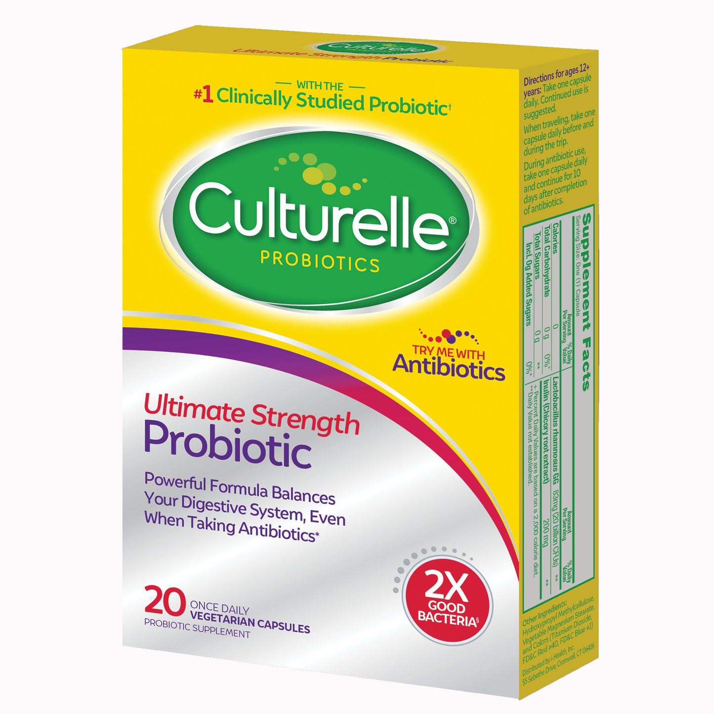 Culturelle® Probiotic Dietary Supplement 20 per Box Capsule (1268951_BX)