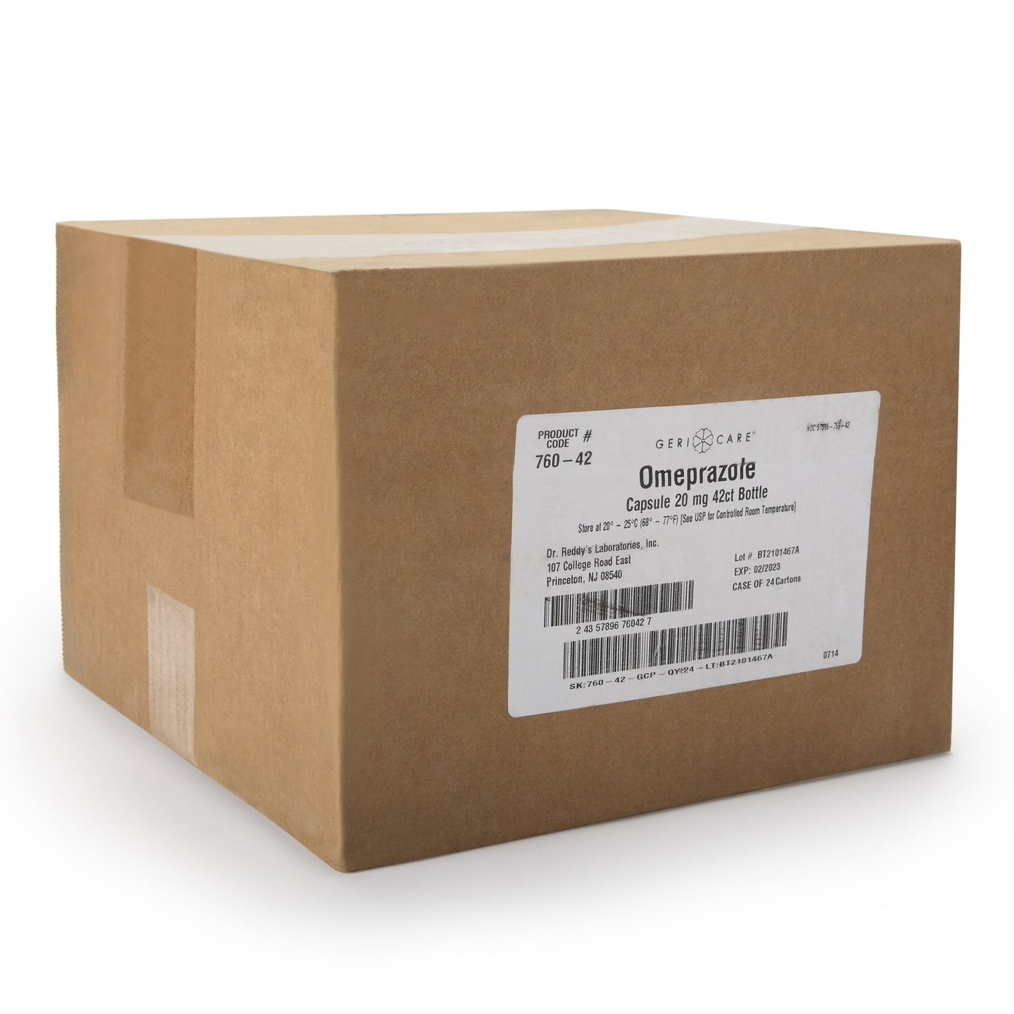 Geri-Care® Antacid 20.6 mg Strength Delayed-Release Capsule 42 per Box (705864_CS)