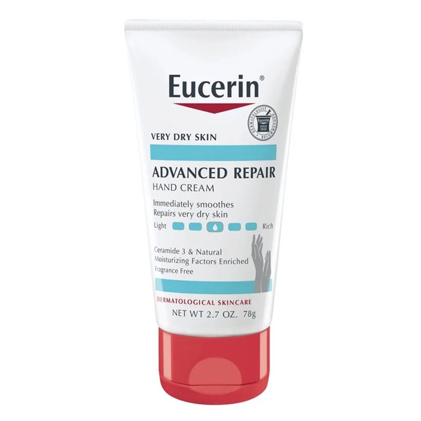 Eucerin® Advanced Repair Hand Moisturizer 2.7 oz. Tube Unscented Cream (770829_EA)