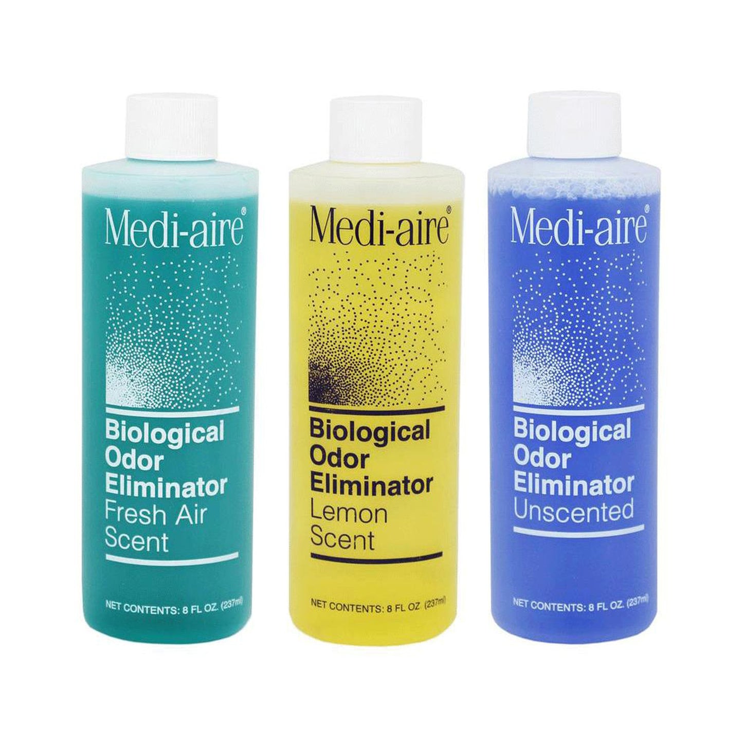 Medi-aire® Biological Odor Eliminator Deodorizer Refill Liquid 8 oz. Bottle Fresh Air Scent (223351_CS)
