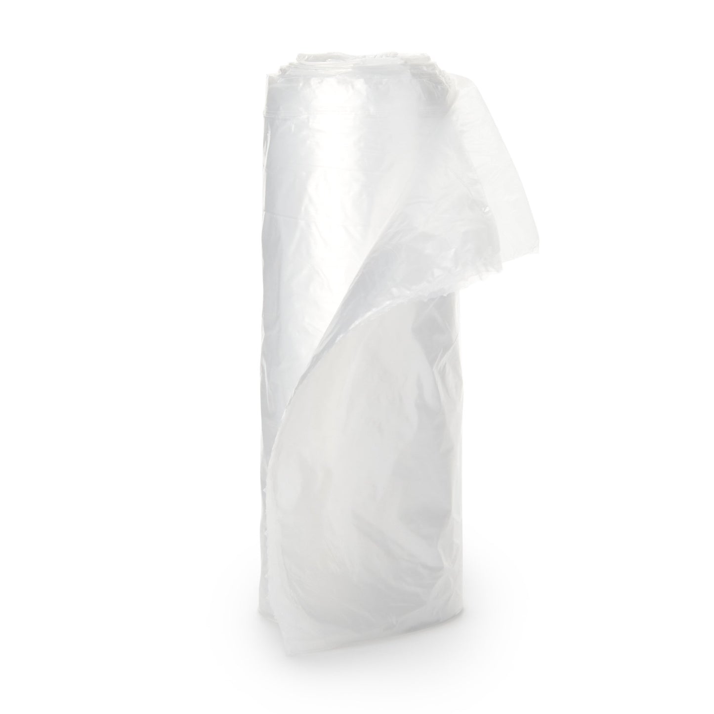 Colonial Bag Trash Bag 15 gal. Clear HDPE 11 Mic. 24 X 33 Inch X-Seal Bottom Coreless Roll (861373_CS)