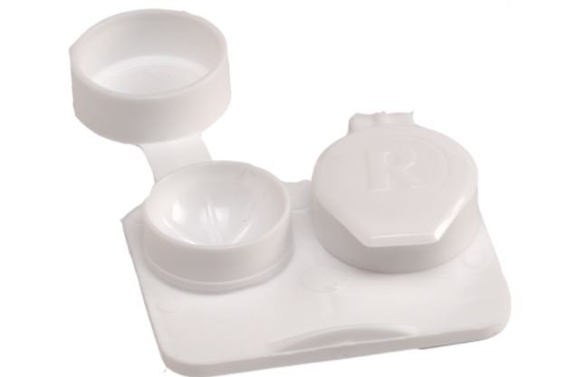 HilcoVision™ Contact Lens Case White (1058189_CS)