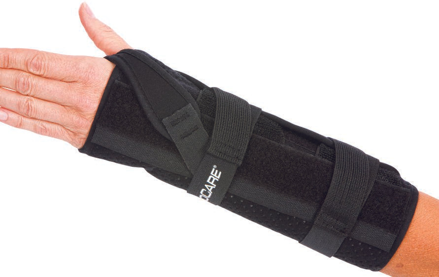 ProCare® Quick-Fit® Wrist / Forearm Brace Aluminum / Foam / Nylon Left Hand Black One Size Fits Most (581941_EA)