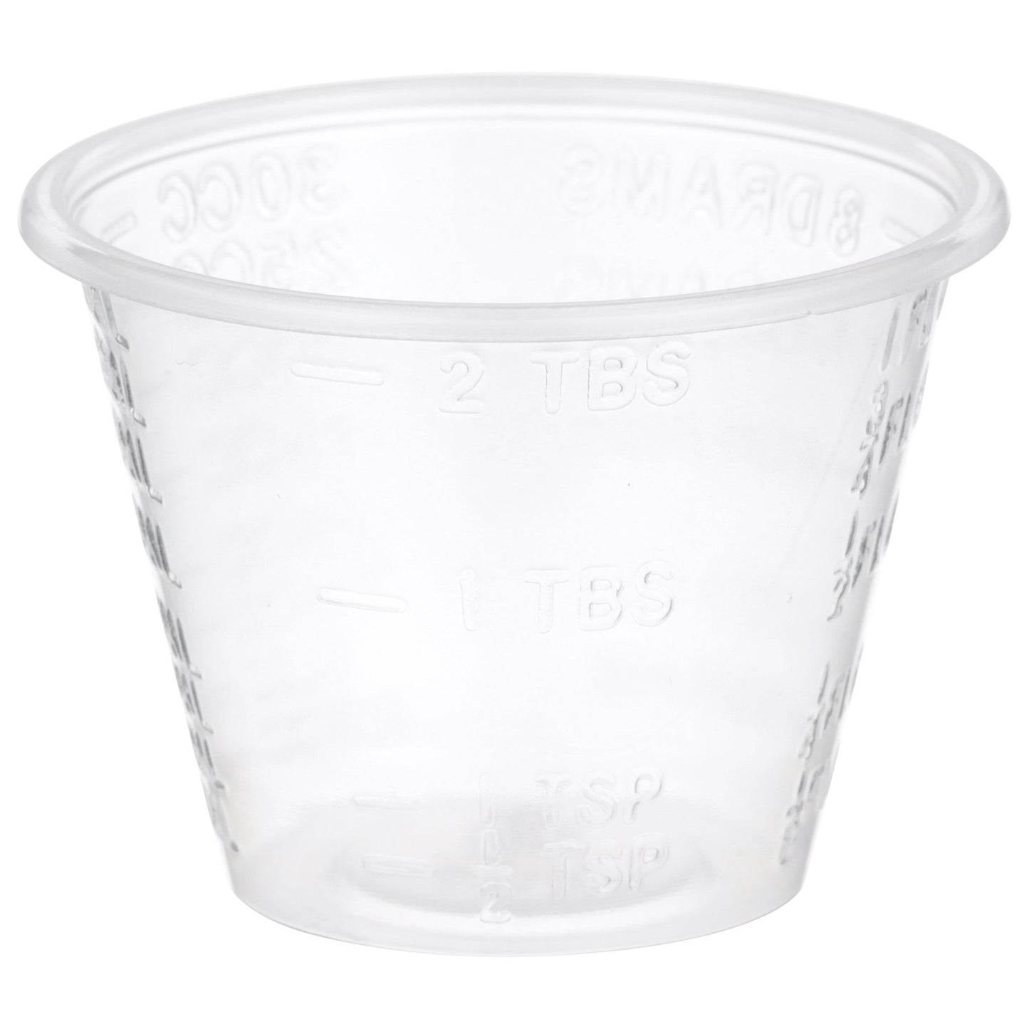 McKesson Medicine Cup 1 oz. Clear Plastic Disposable NonSterile (188670_SL)