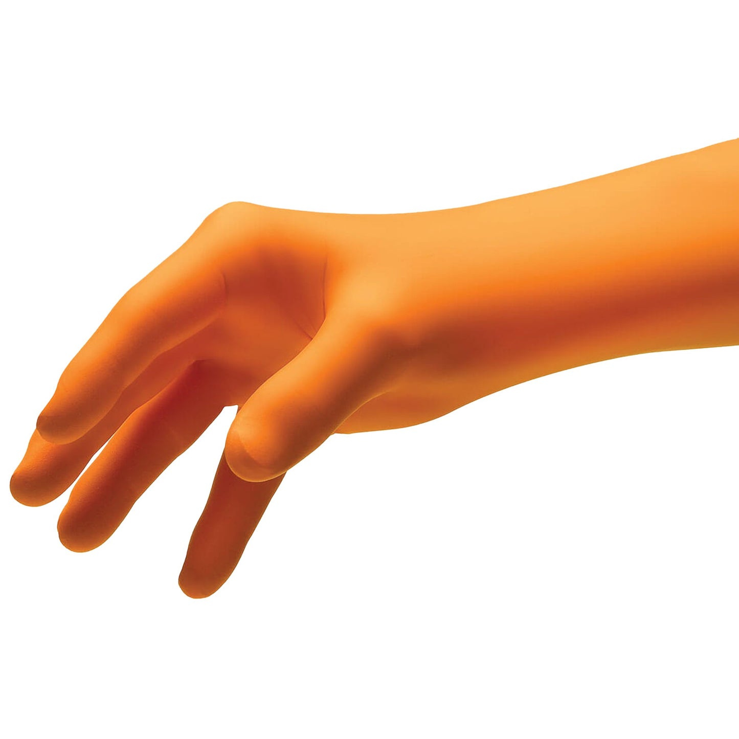 NitriDerm® Ultra Orange™ Exam Glove Large NonSterile Nitrile Standard Cuff Length Fully Textured Orange Chemo Tested / Fentanyl Tested (780243_BX)