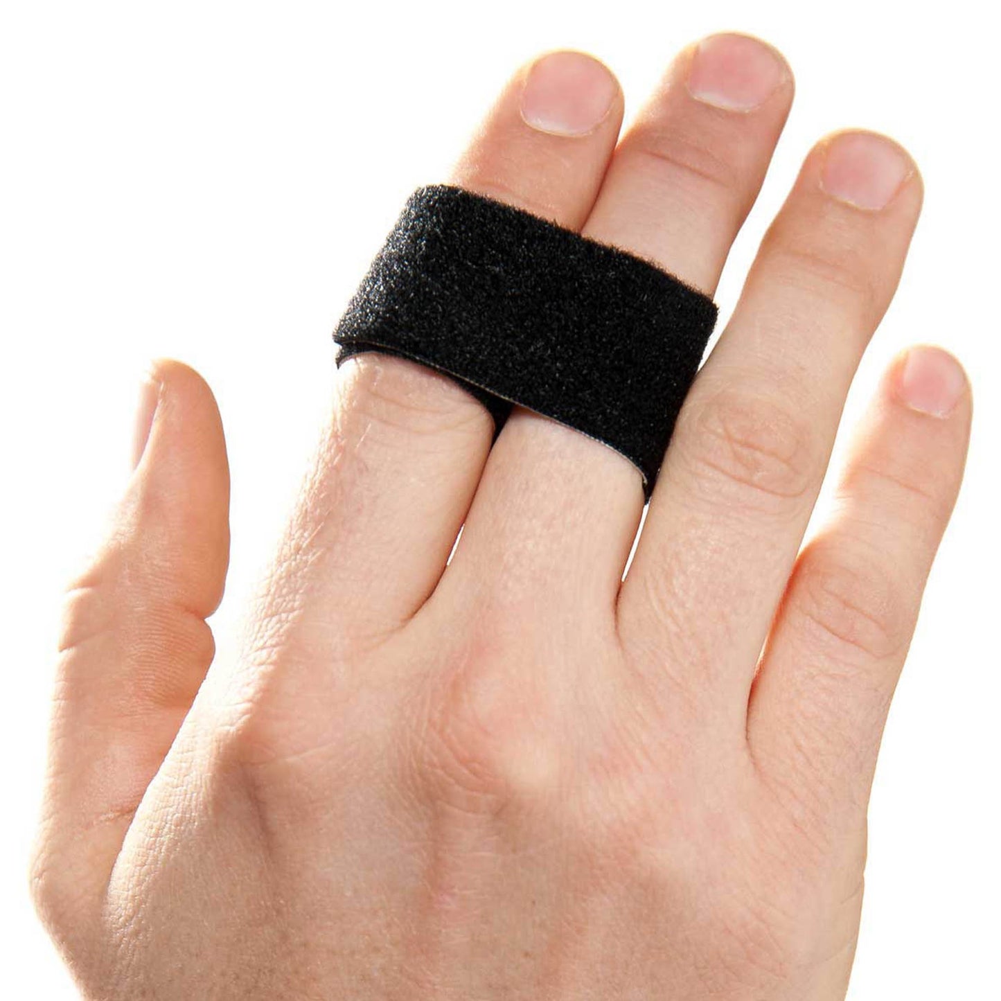 3pp® Buddy Loops® Finger Wrap Splint Adult One Size Fits Most Hook and Loop Strap Closure Finger Black (894822_BX)