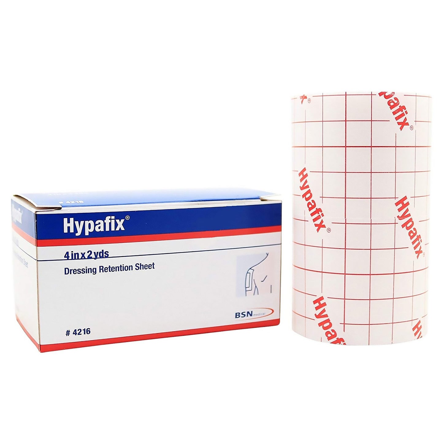 Hypafix® Dressing Retention Tape with Liner White 4 Inch X 2 Yard Nonwoven Polyester NonSterile (1080855_CS)