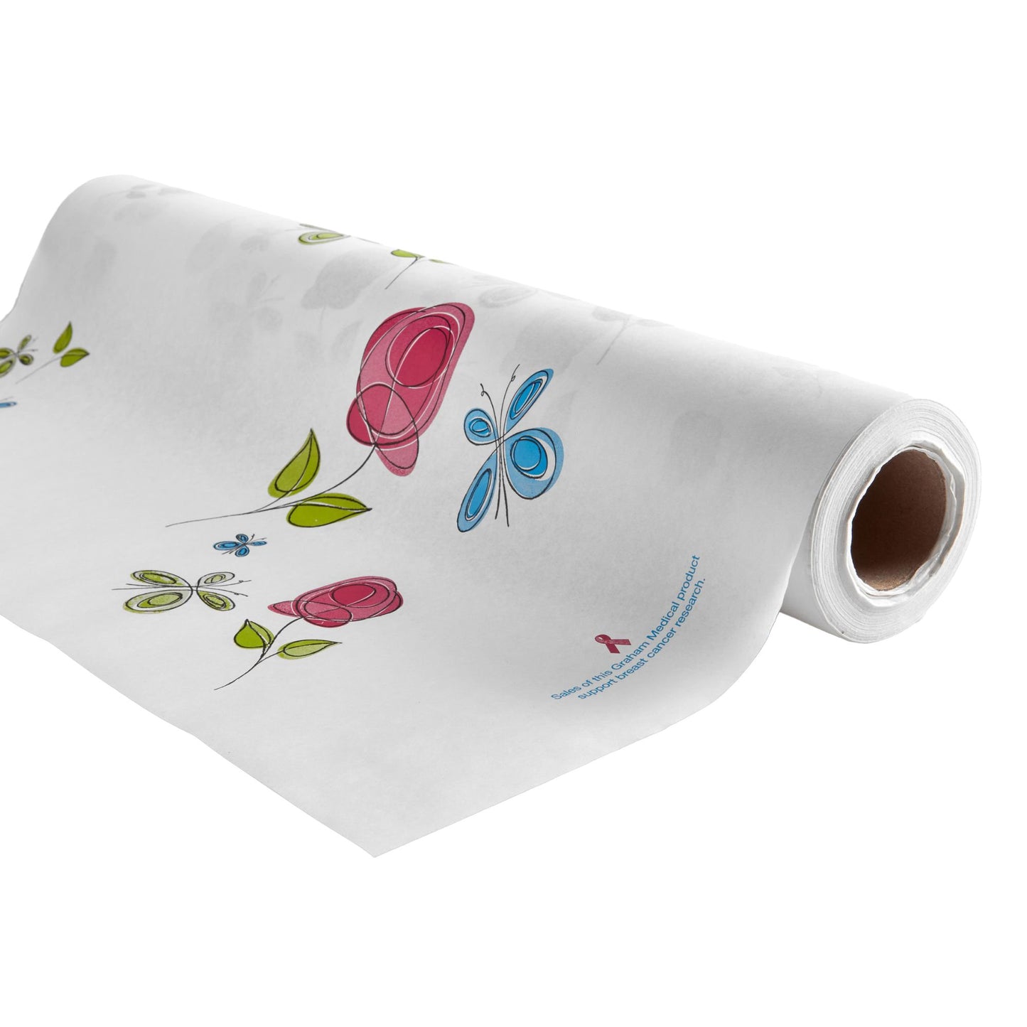 Rose Garden® Table Paper 21 Inch Width 125 Foot Length Print (Roses) Crepe (413341_CS)