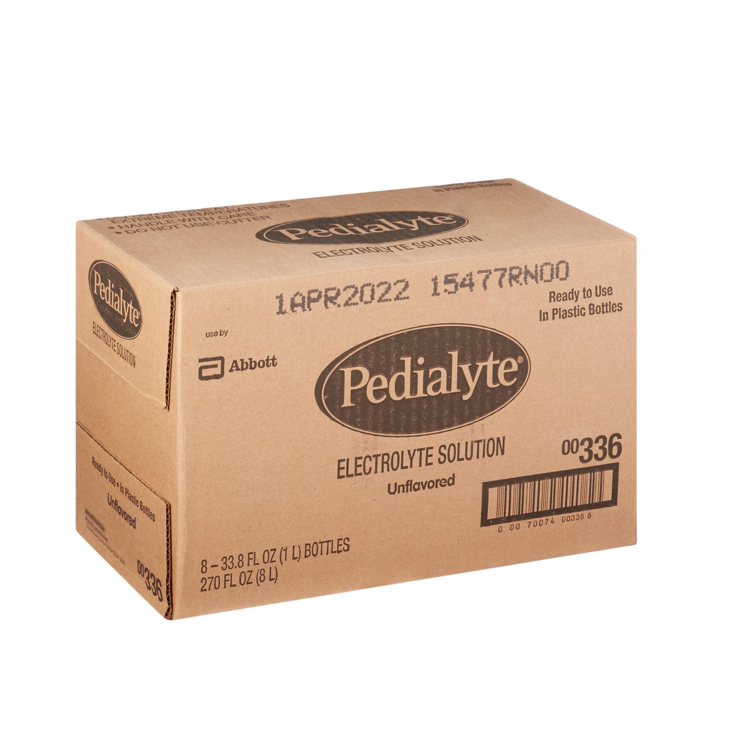 Pedialyte® Classic Oral Electrolyte Solution Unflavored 33.8 oz. Electrolyte (200307_CS)