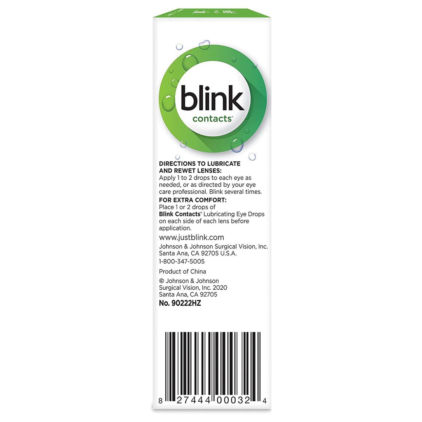 Blink Contacts Contact Lens Solution 0.34 oz. Solution (725899_EA)