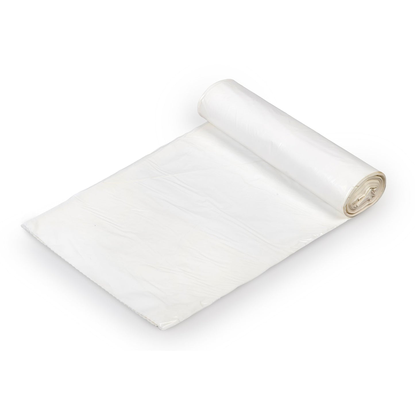 Colonial Bag Tuf Trash Bag 30 gal. White LLDPE 0.75 mil 30 X 36 Inch X-Seal Bottom Coreless Roll (864825_CS)