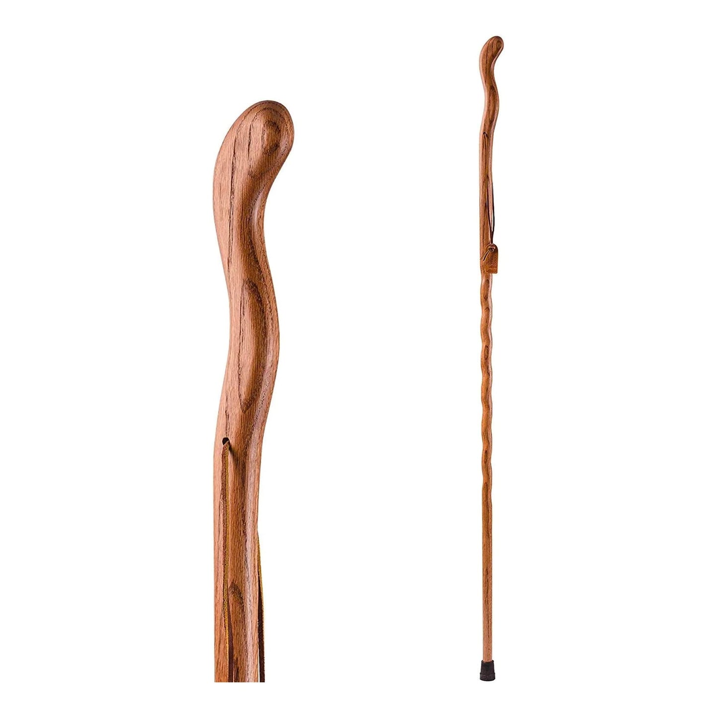 Brazos™ Twisted Fitness Walker Walking Stick Wood 48 Inch Height Tan (1229037_EA)