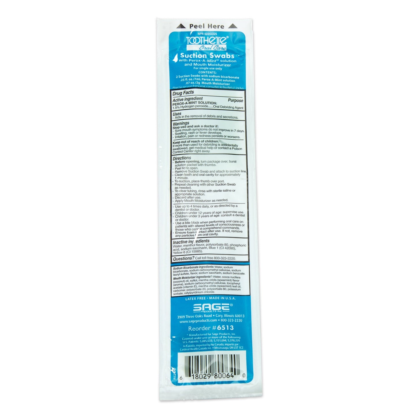 Toothette® Suction Swab Kit NonSterile (746637_CS)