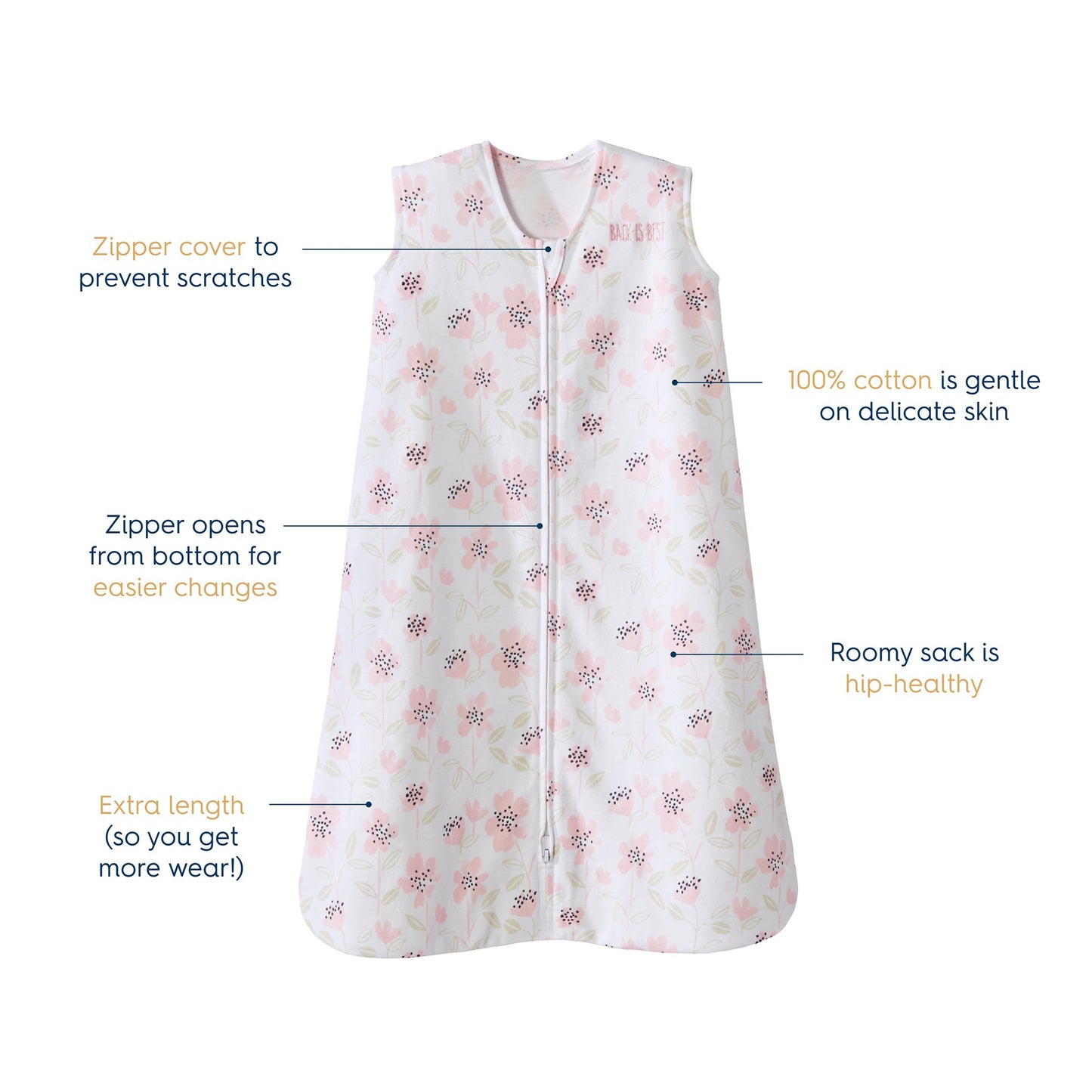 Halo® SleepSack® Wearable Blanket Cotton NonSterile (1240558_CS)