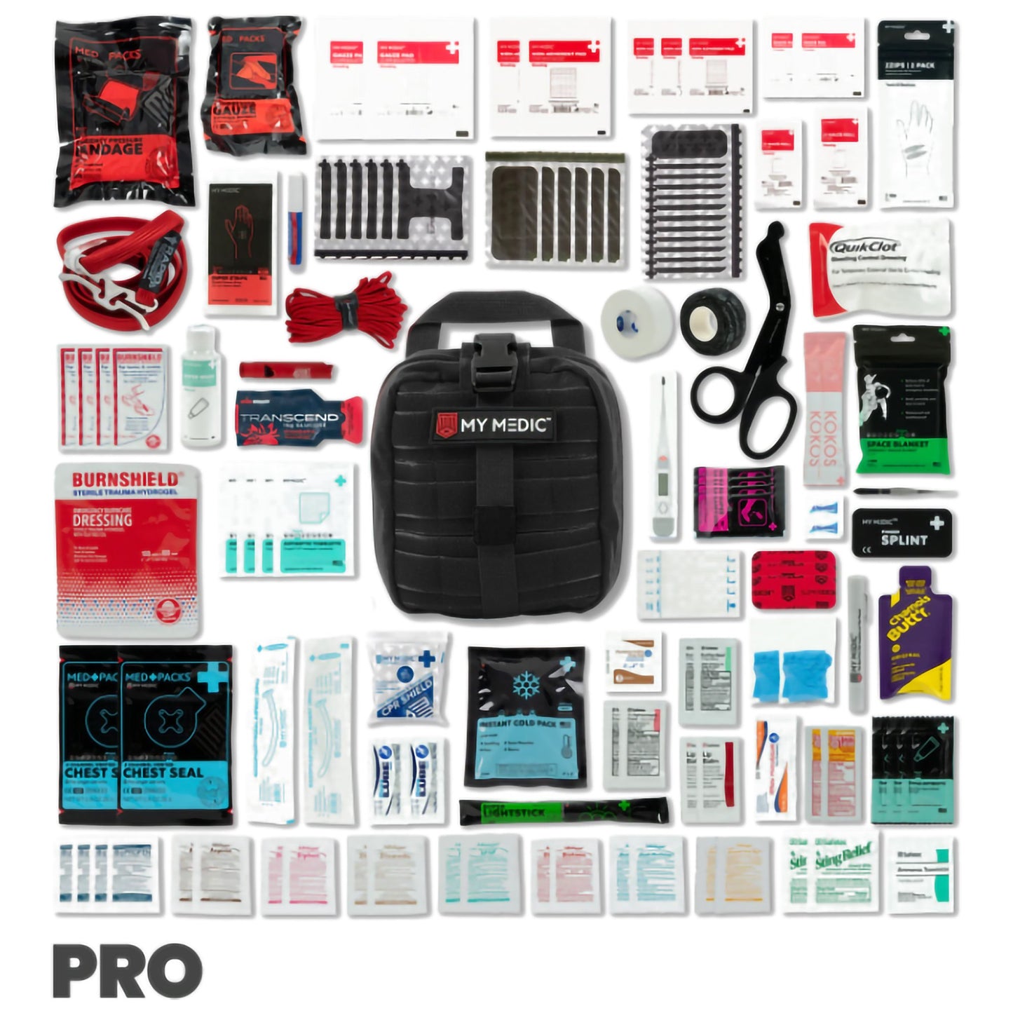 My Medic™ MYFAK Pro First Aid Kit Black Nylon Bag (1207717_EA)